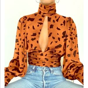 Sexy and elegant knot waist Blouse CBR